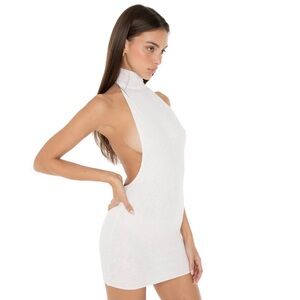 Are You Am I Nixy Dress White